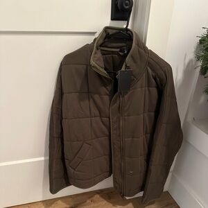 Fate Woman’s Olive Quilted Puffer Jacket